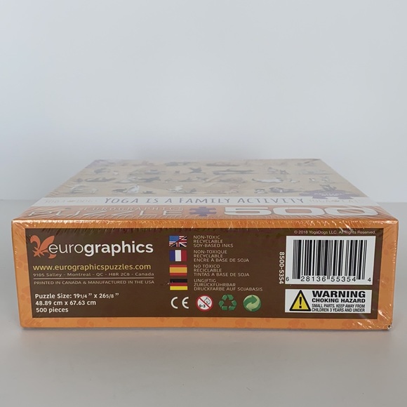 Yoga Dogs and Cats 500 Large Pieces Family Puzzle - Picture 5 of 12